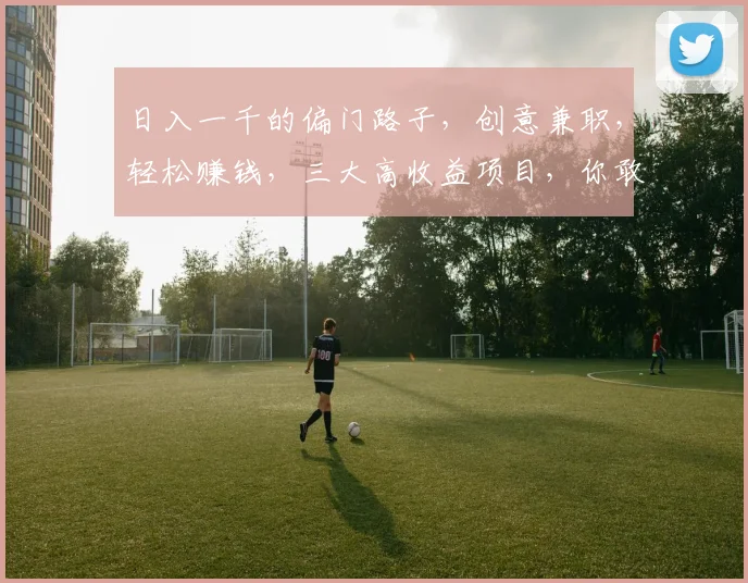 日入一千的偏门路子，创意兼职，轻松赚钱，三大高收益项目，你敢尝试吗